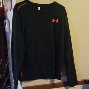 Dark gray and pink under armour Sweatshirt!